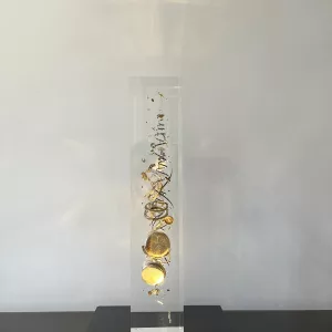 Double o clock de François Bel, 50x10x10cm, acrylique (7)