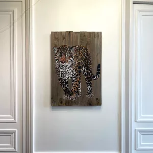 Standing Jaguar, 80x54cm, Mosko, urban art (1)