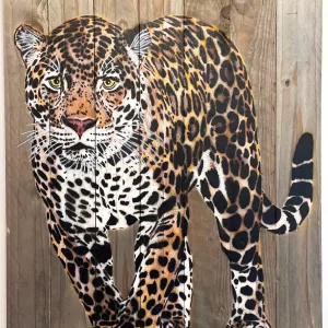 Jaguar debout, 80x54cm, Mosko, art urbain (3a)